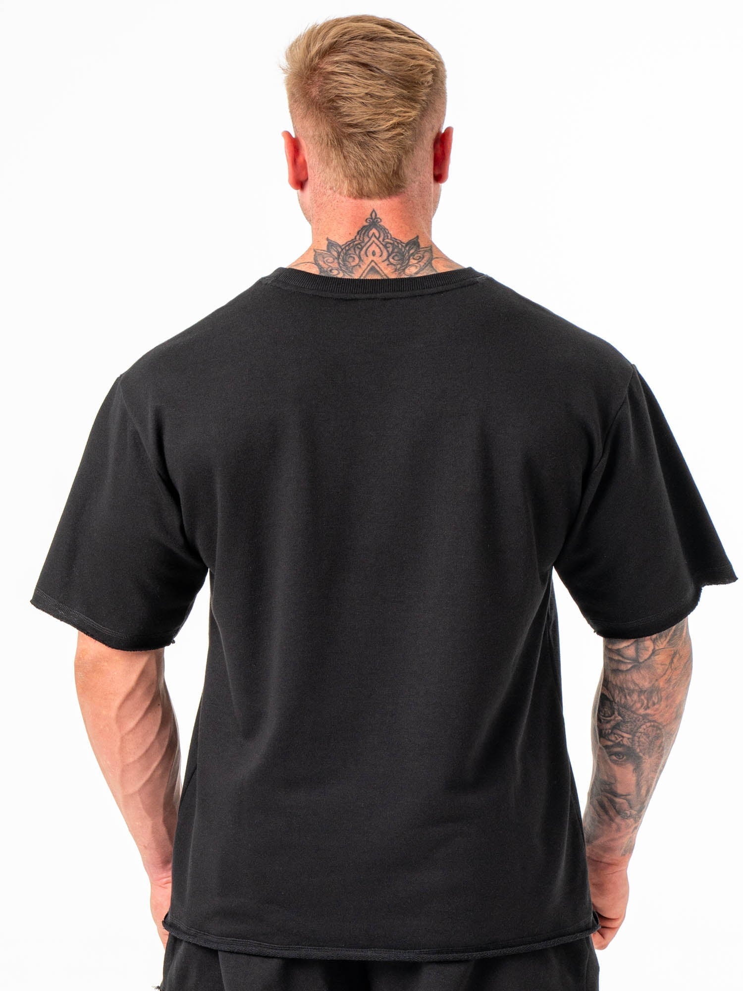 Box Fleece T-Shirt - Black - Ryderwear