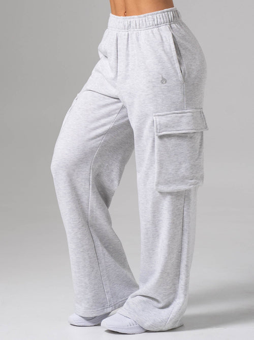 Cargo Track Pant Snow Marl