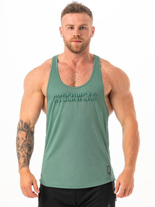 Energy Mesh T-Back Fern Green