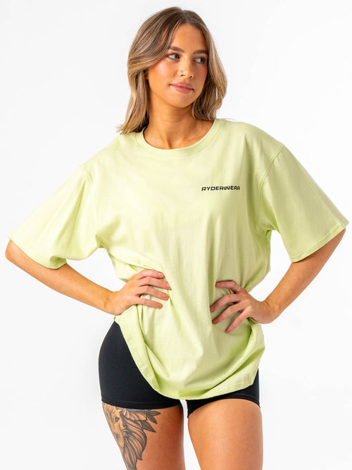 Energy Oversized T-Shirt Lime