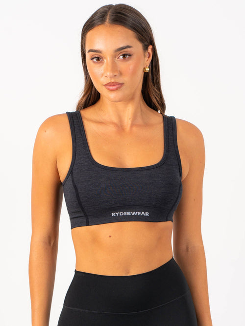 Enhance Seamless Sports Bra Black