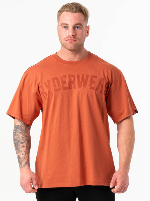 Force Oversized T-Shirt Terracotta
