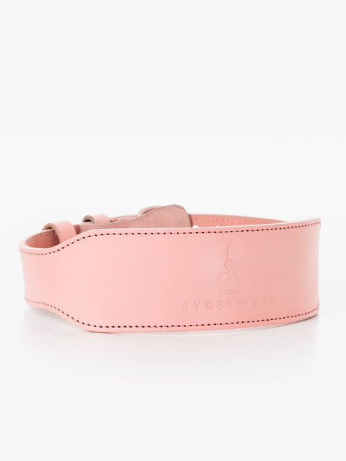 Leather Lifting Belt Matte Blush