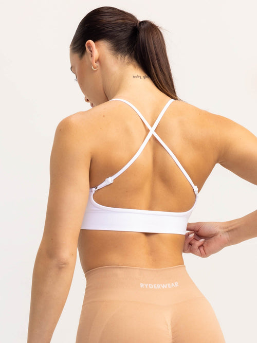 Lift 2.0 Seamless Sports Bra White