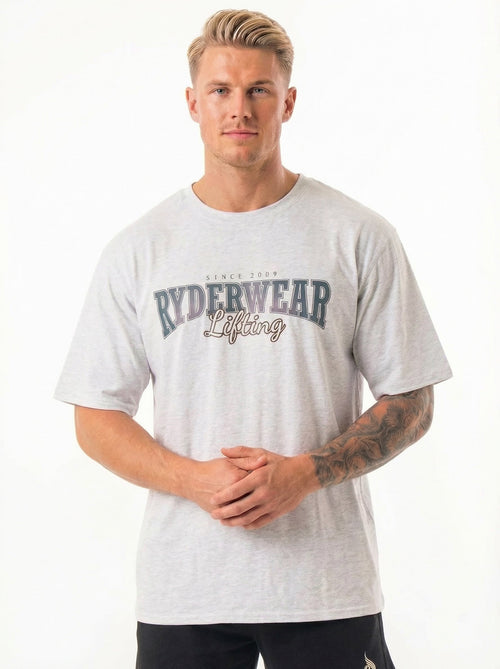 Lifting Oversized Tshirt Snow Marle