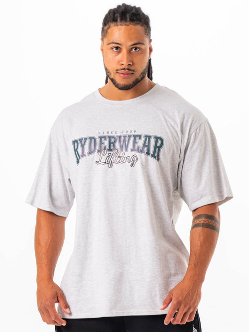 Lifting Oversized Tshirt Snow Marle