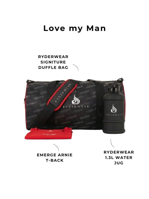 Love My Man Tank • Gym Bag • Bottle