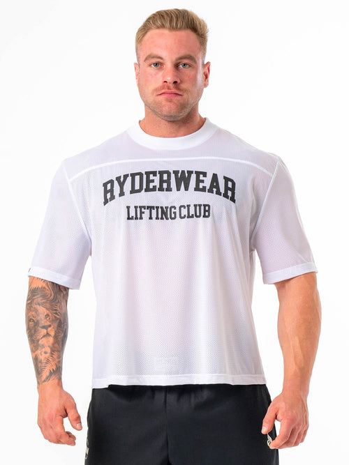 Mesh Flex T-Shirt White