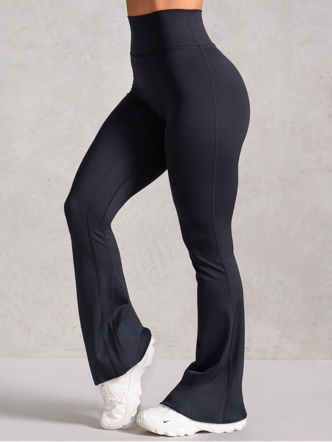 NKD Flared Leggings - Black Clothing Ryderwear 