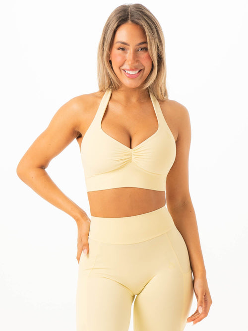 NKD Scrunch Halter Bra Limoncello