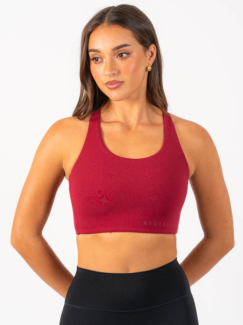 NKD Sports Bra Berry Red