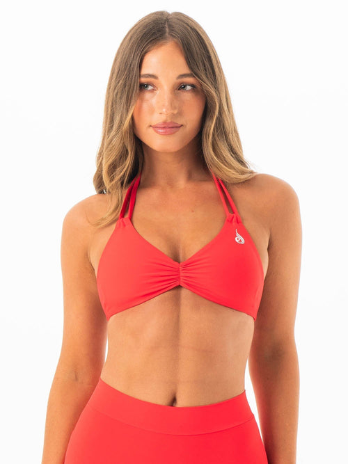 NKD Twin Strap Halter Bra Watermelon Sugar