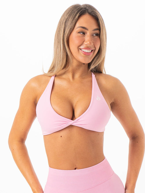 NKD Twist Sports Bra Bubblegum