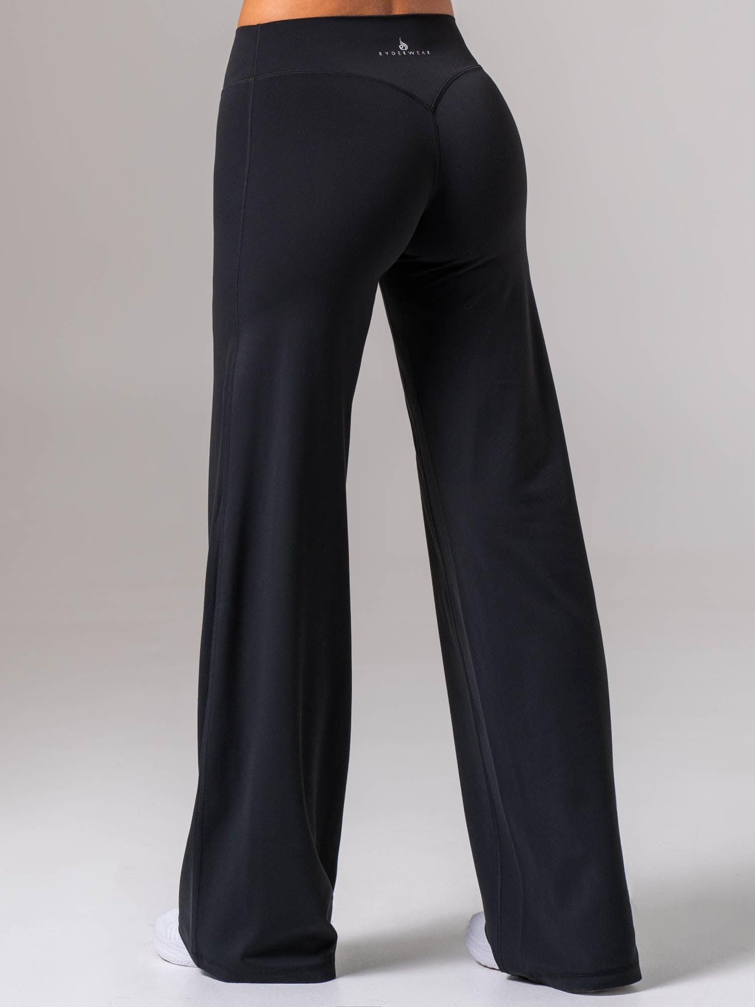 NKD Wide Leggings - Black - Ryderwear