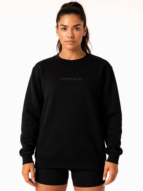 Boyfriend Pullover Black