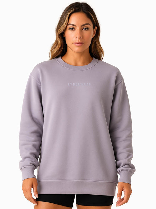 Boyfriend Pullover Lavender