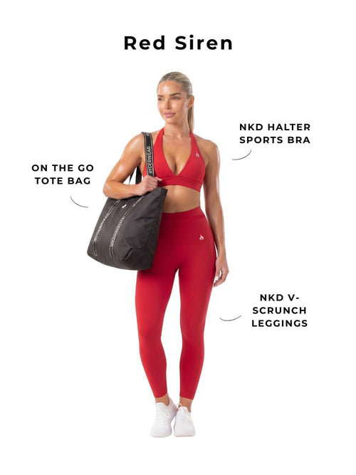 Red Siren Surprise Sports Bra • Leggings • Gym Bag