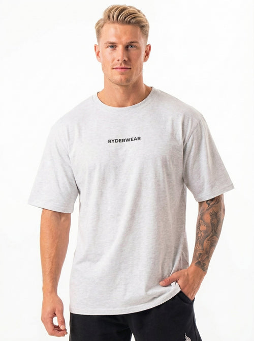 Ryderwear Oversized Tshirt Snow Marl