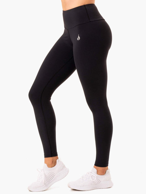 Staples Scrunch Bum Leggings Black