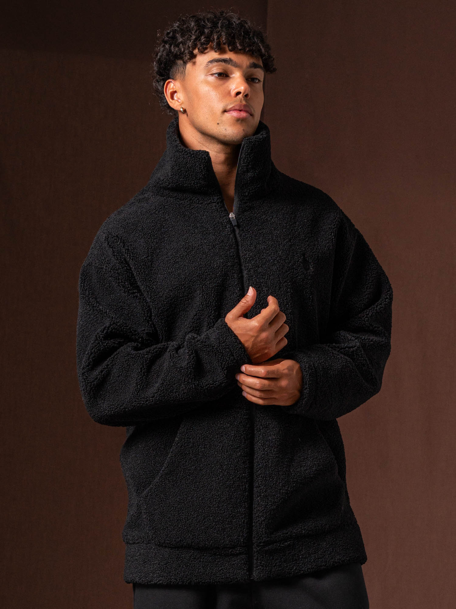 Teddy Jacket - Black - Ryderwear