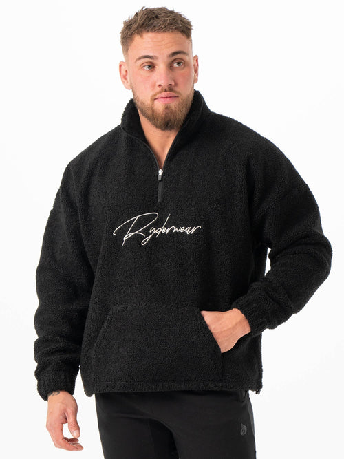 Unisex Teddy Jumper Black
