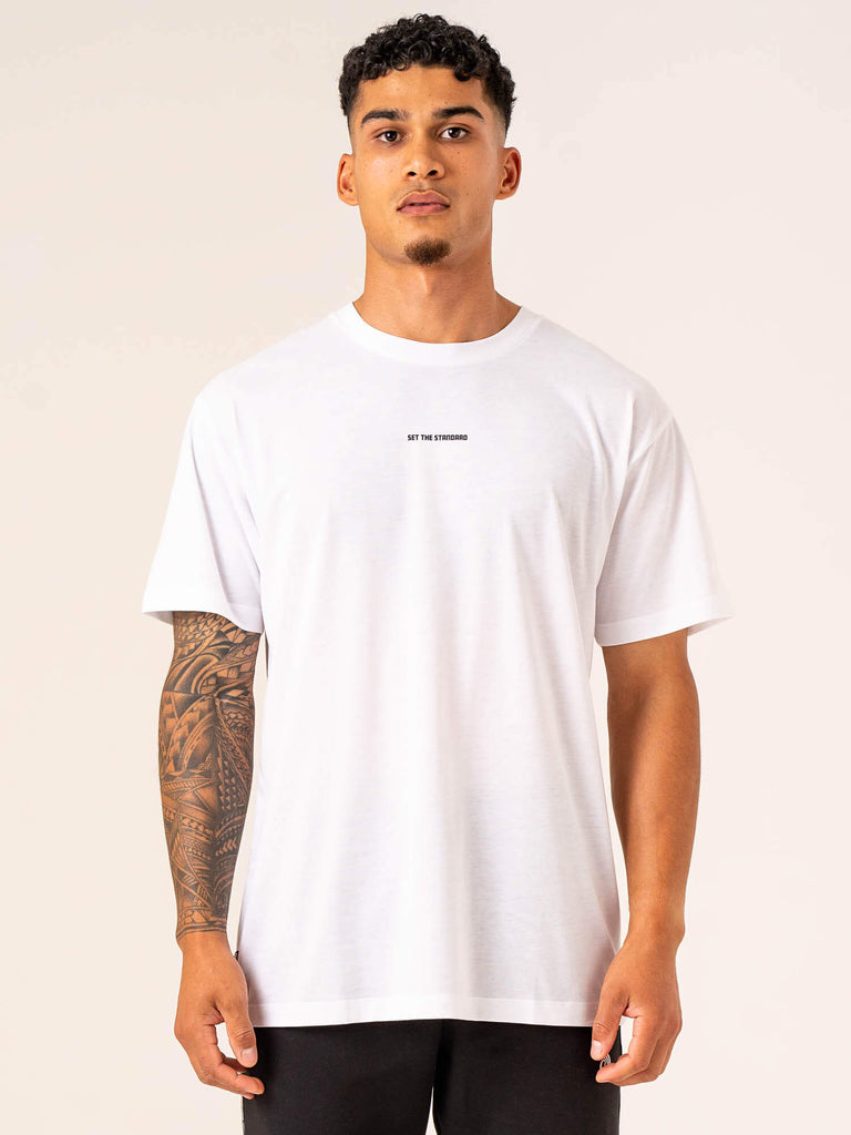 Emerge Oversized T-Shirt White Ryderwear - Main Image