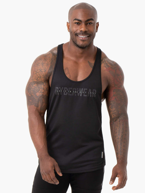 Energy Mesh T-Back Black