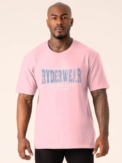 Grit Oversized T-Shirt Pink
