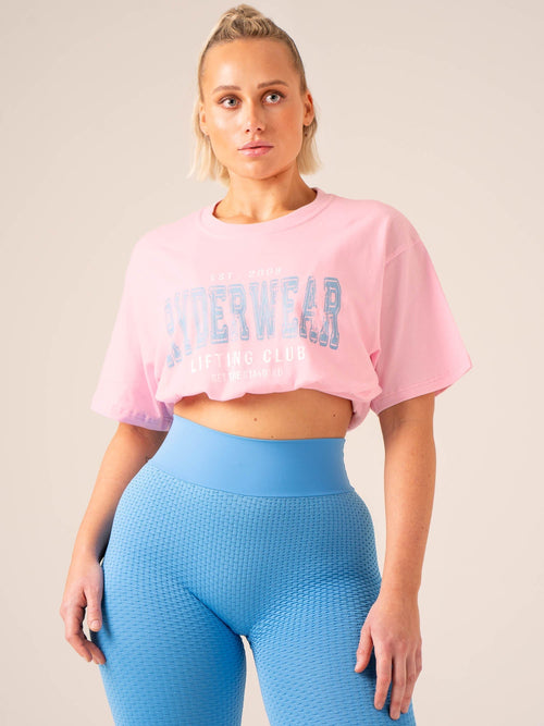 Grit Oversized T-Shirt Pink