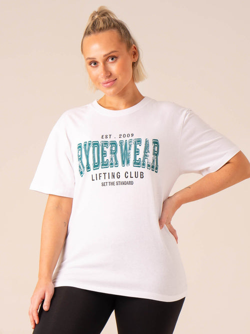 Grit Oversized T-Shirt White