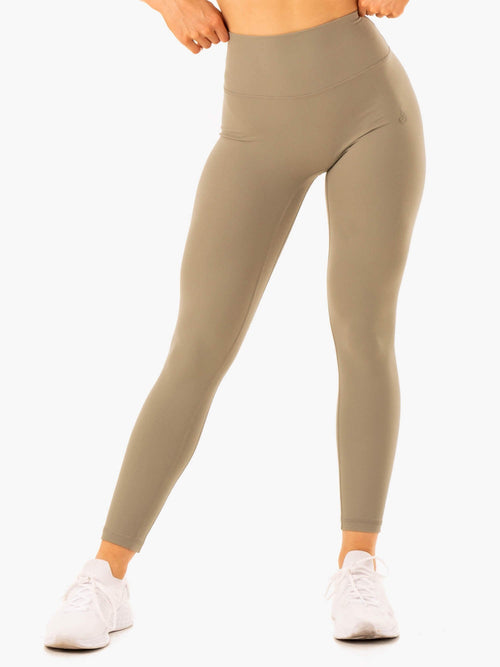 NKD Refine High Waisted Leggings Khaki