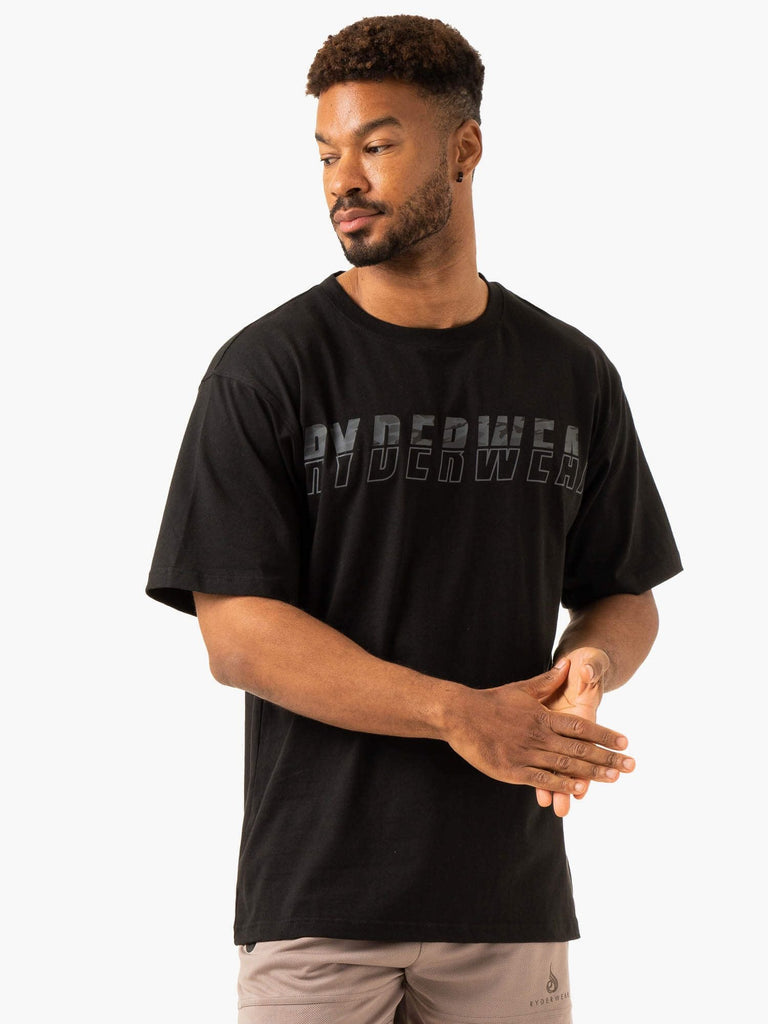 Overdrive Oversized T-Shirt - Black - Ryderwear