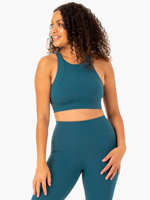 Reset High Impact Sports Bra Teal