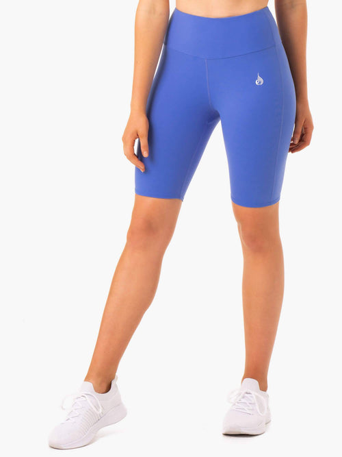 Staples Scrunch Bum Bike Shorts Iris Blue
