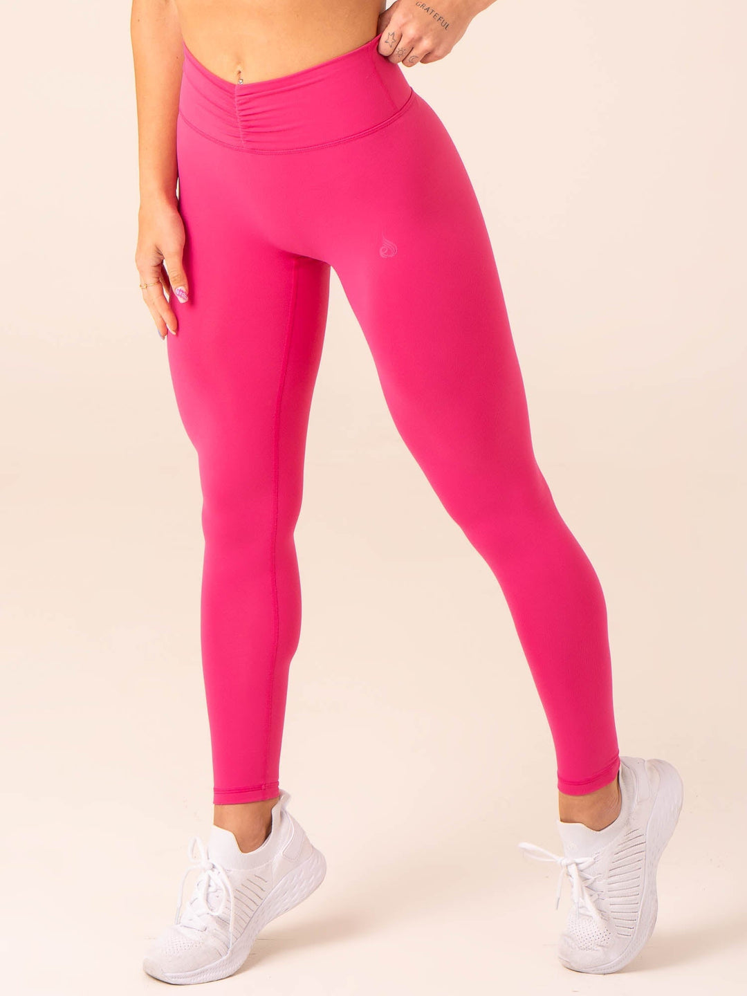 Tempo Leggings - Hot Pink Clothing Ryderwear 