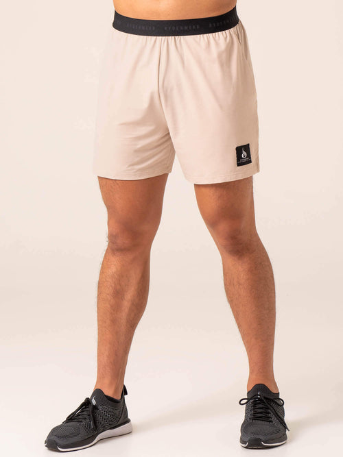 Terrain Mesh Gym Shorts Chalk