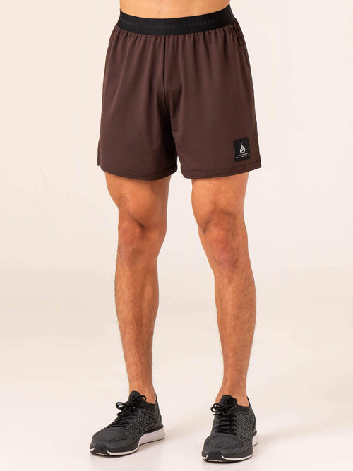 Terrain Mesh Gym Shorts Dark Oak