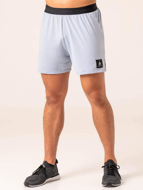 Terrain Mesh Gym Shorts Ice Blue