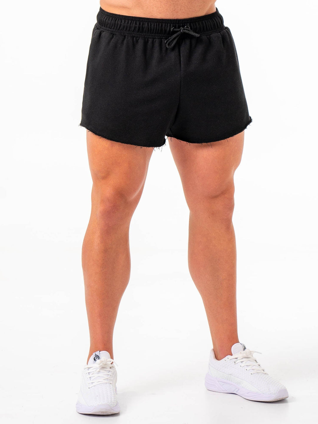 3" Fleece Shorts - Black Clothing Ryderwear 