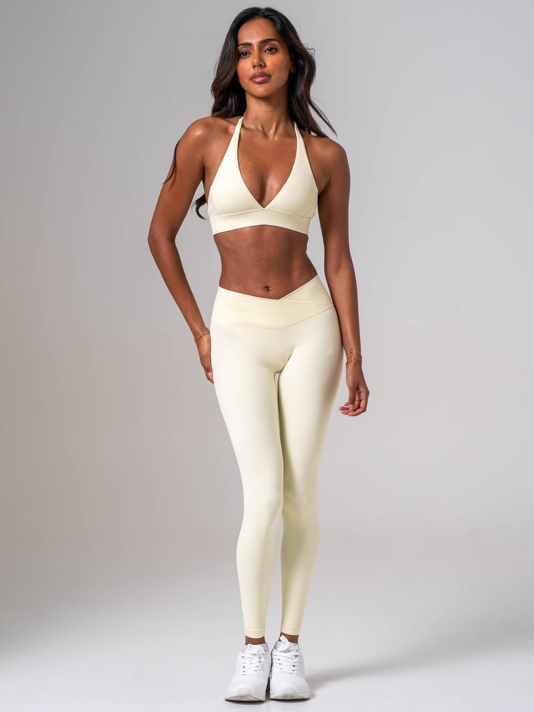 NKD Cross Over Invisible Scrunch Leggings - Limoncello