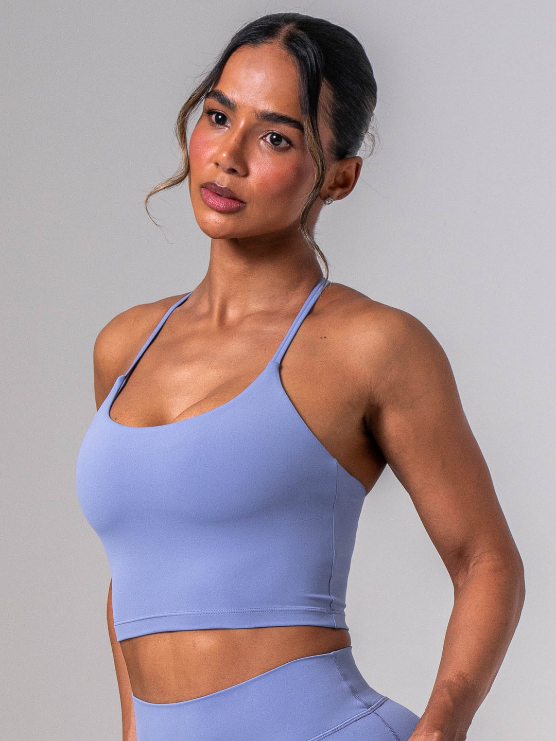 NKD Embody Tank Bra - Steel Blue