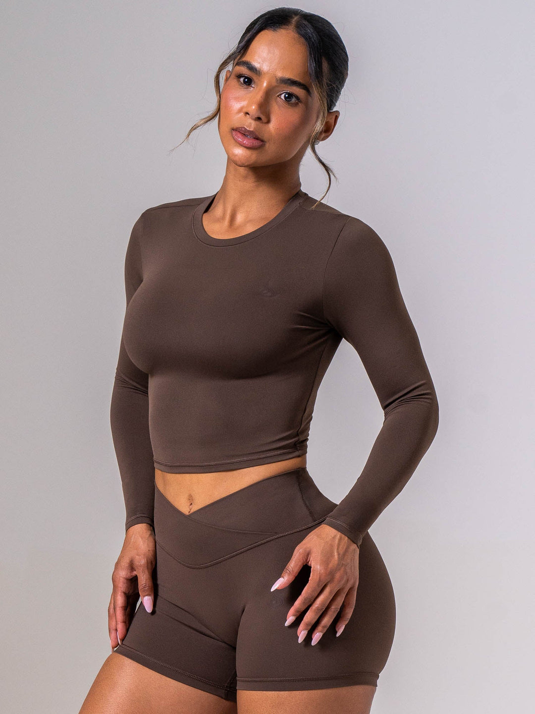 NKD Long Sleeve Top - Espresso