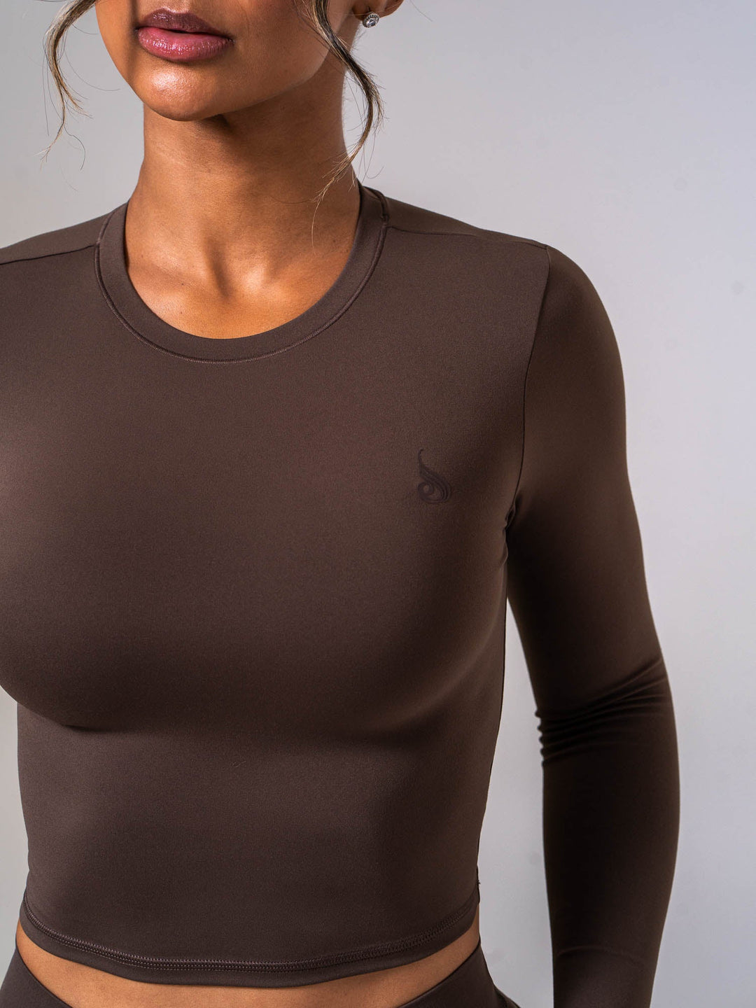 NKD Long Sleeve Top - Espresso