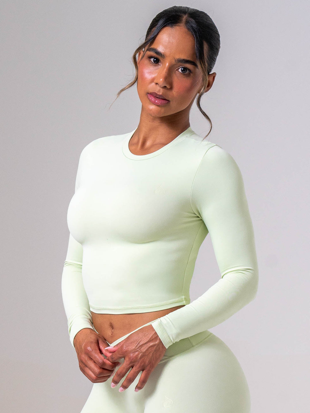 NKD Long Sleeve Top - Matcha