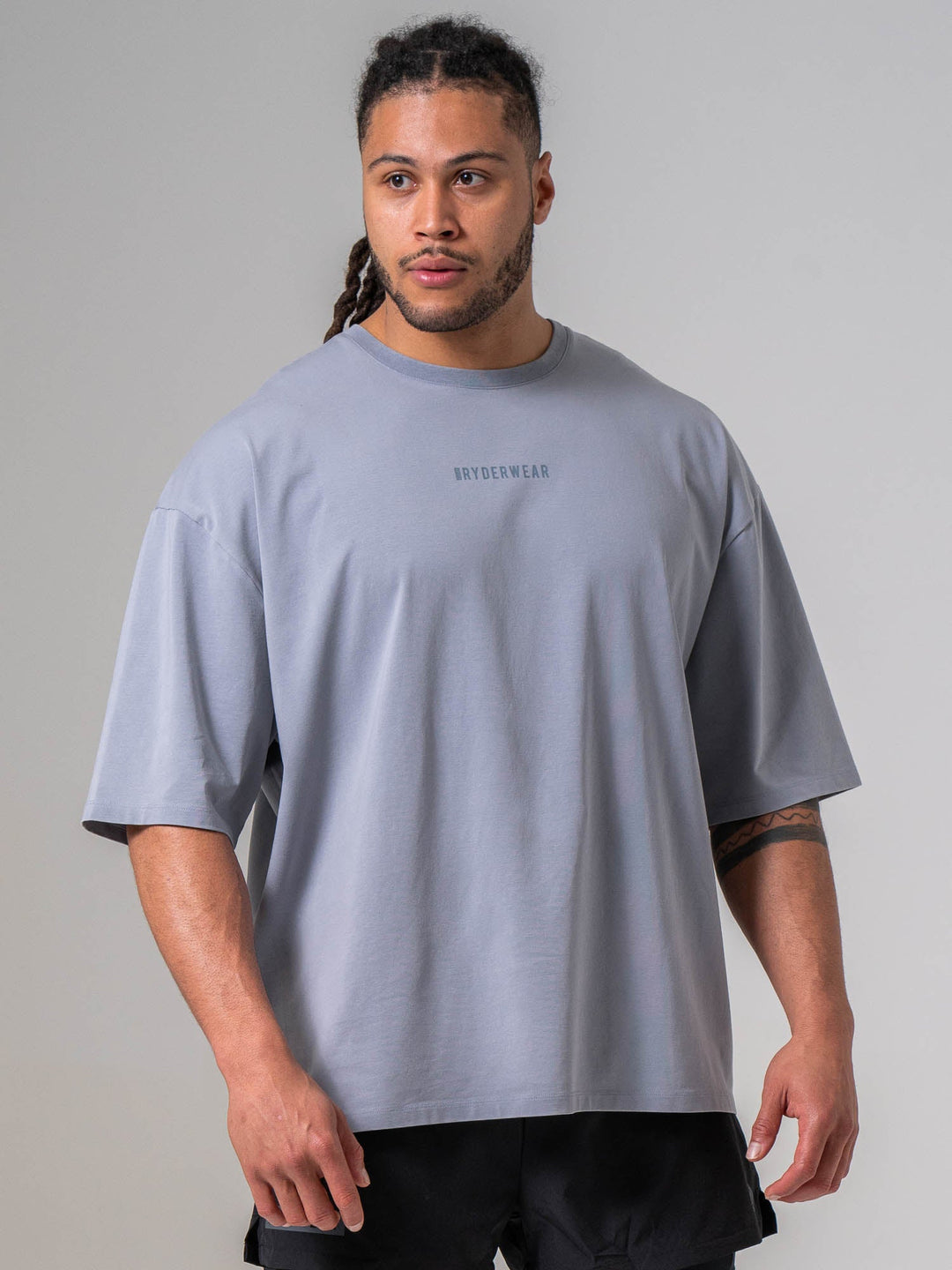 Pursuit Oversized T-shirt - Steel Blue