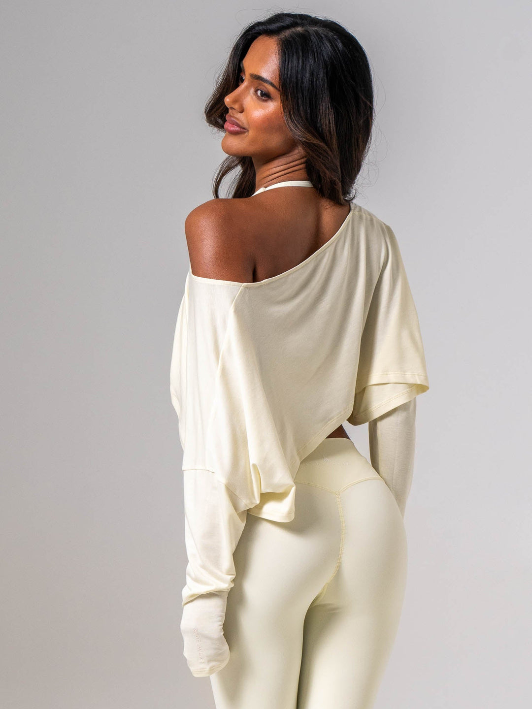 Slouchy Off Shoulder Top - Limoncello