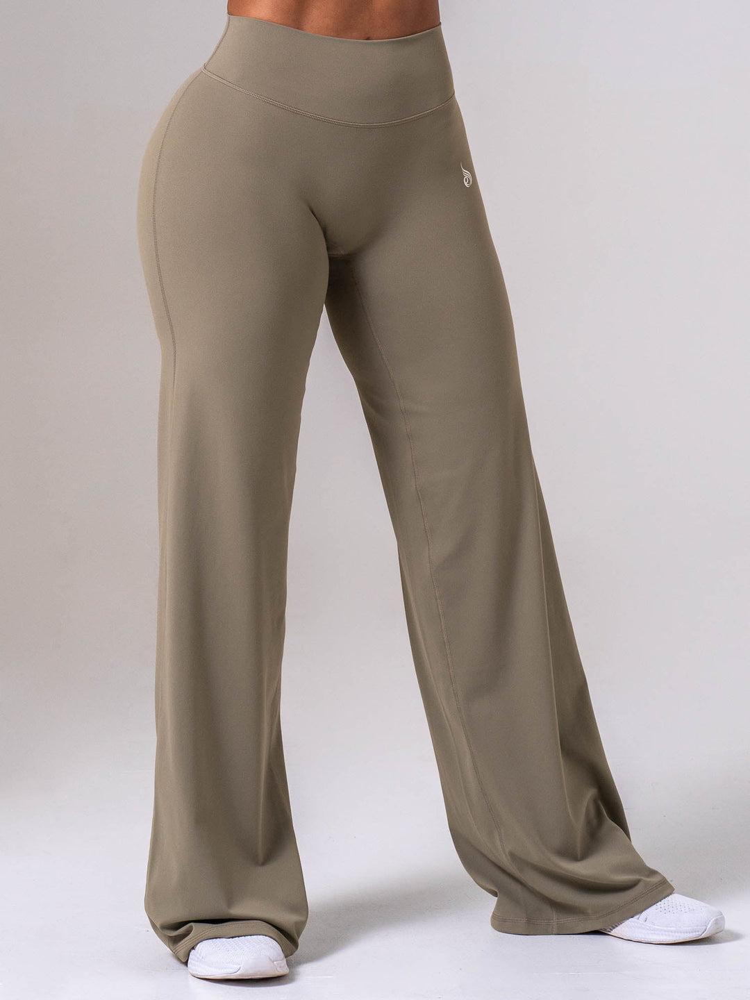 NKD Wide Leggings - Dusty Olive