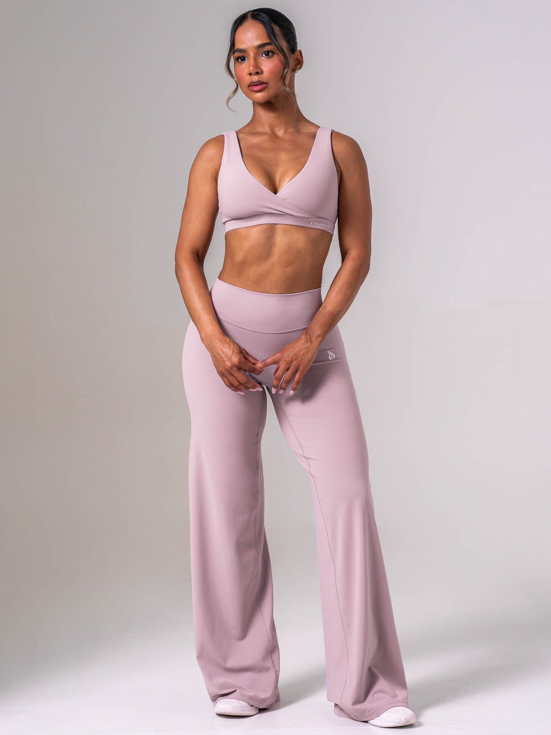NKD Wide Leggings - Muted Mauve