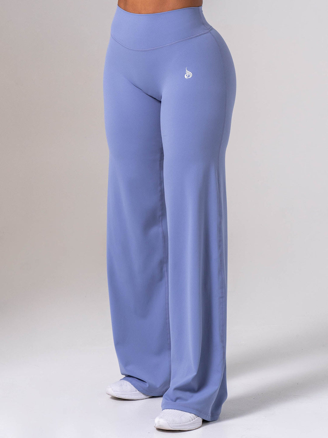 NKD Wide Leggings - Steel Blue