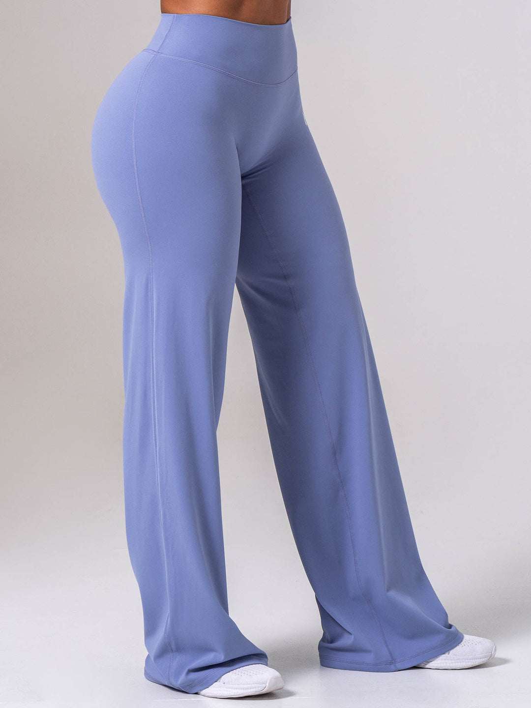 NKD Wide Leggings - Steel Blue